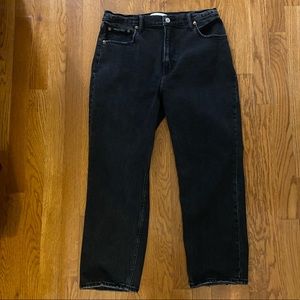 Abercrombie & Fitch Ultra High Rise Ankle Straight Jeans